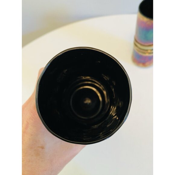 Vintage Esteban Prieto Iridescent Studio Art Glass Set of 5 Twist Snake Glass - Picture 8 of 10